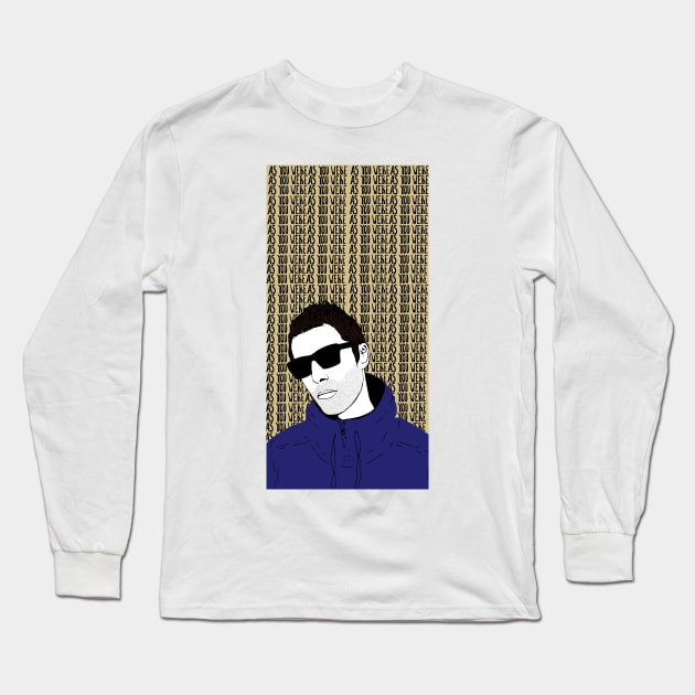 Liam Gallagher Long Sleeve T-Shirt by Daledoomevans